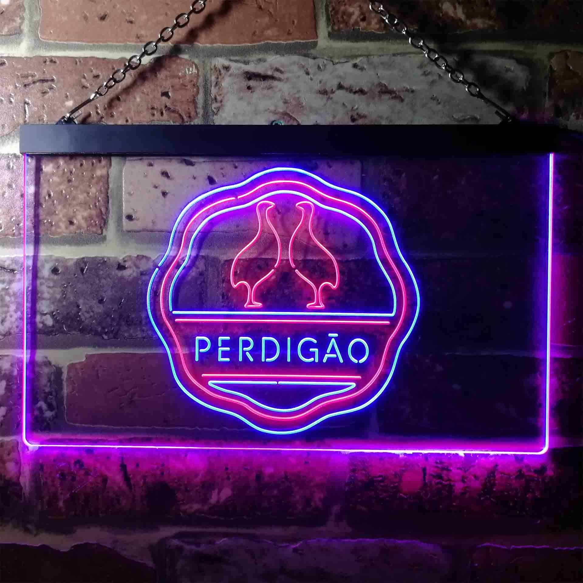 Perdigao Logo 1 Dual LED Neon Light Sign